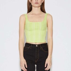 Find Me Now Atlas Tank Ribbed Green Small
